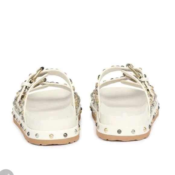 Emily Studded Double Buckle Sandal