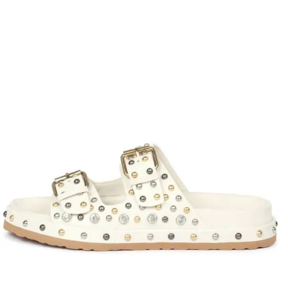 Emily Studded Double Buckle Sandal