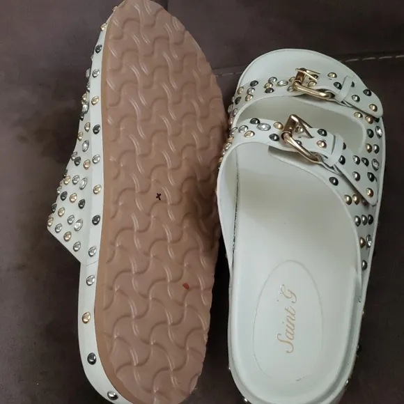 Emily Studded Double Buckle Sandal