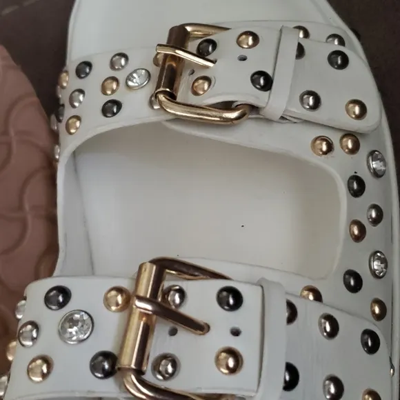 Emily Studded Double Buckle Sandal