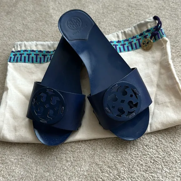 EUC Tory Burch Women's Wedge Sandals