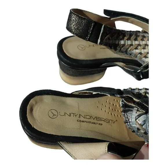 EUC Unity in Diversity Saffi Sandals Size 36 US 6