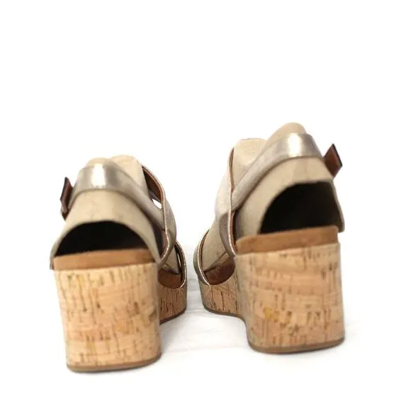 Eurosoft by Sofft Kahley Wedge Sandal Size 7M NWOB