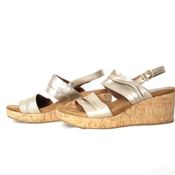 Eurosoft by Sofft Kahley Wedge Sandal Size 7M NWOB