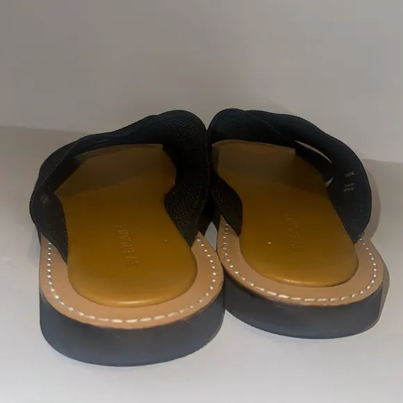 Everlane | ReKnit Form Crossover Sandal in Black size 7