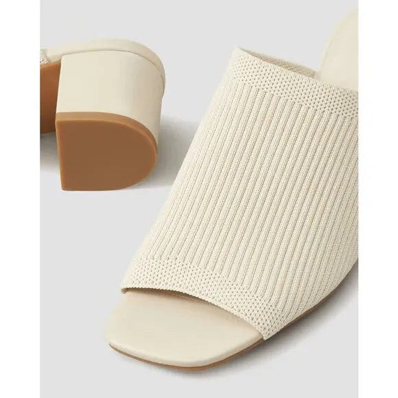 Everlane The Glove Mule in ReKnit White Bone Size 8.5 NEW