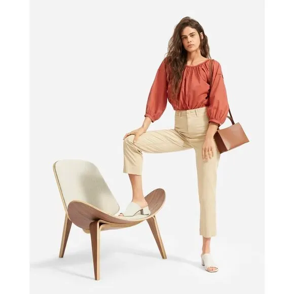 Everlane The Glove Mule in ReKnit White Bone Size 8.5 NEW
