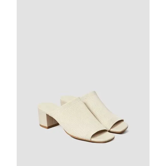 Everlane The Glove Mule in ReKnit White Bone Size 8.5 NEW