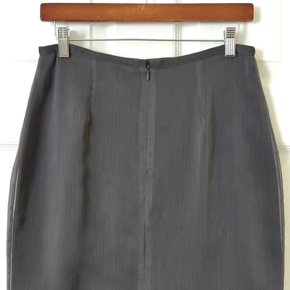 Express 90's Vintage Vine Embroidered &amp; Beaded Straight Knee Length Skirt 9/10