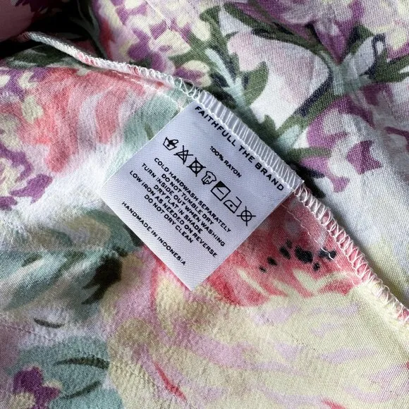 Faithfull the Brand | Marie Louise Midi Dress in Vennisa Floral‎ Yellow