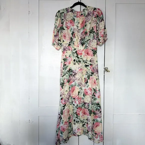 Faithfull the Brand | Marie Louise Midi Dress in Vennisa Floral‎ Yellow