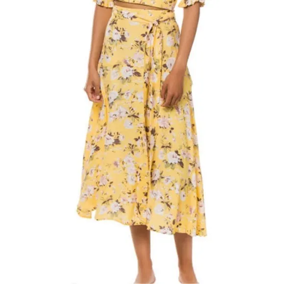 Faithfull The Brand Maxi Skirt and Matching Top