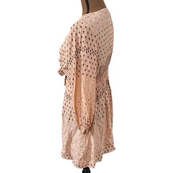 Faithfull the Brand x Anthropologie Trinidad dress Mieke print in pink size 4