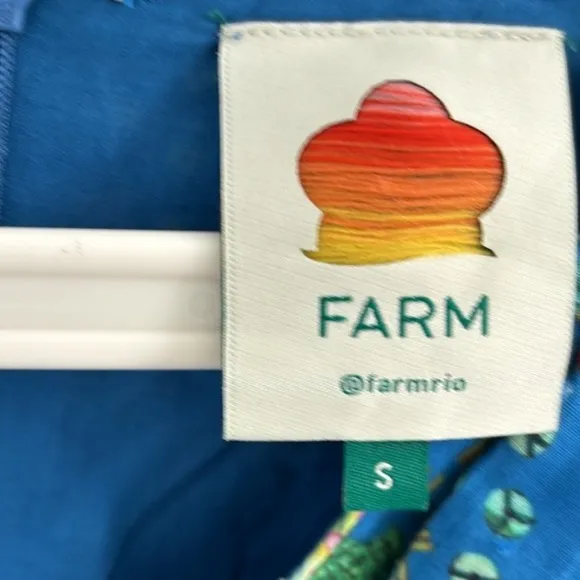 Farm Rio Ocean Stories Mini Dress