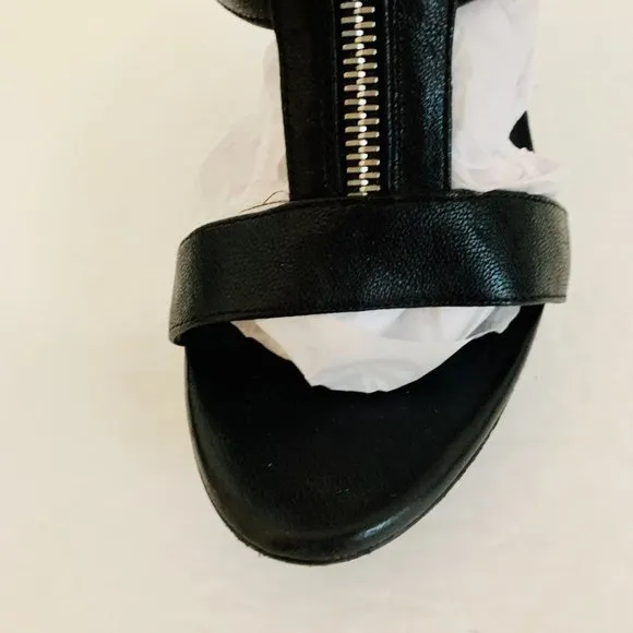 FENDI CAGE LEATHER STRAPPY HIGH HEELS SANDALS MADE IN ITALY