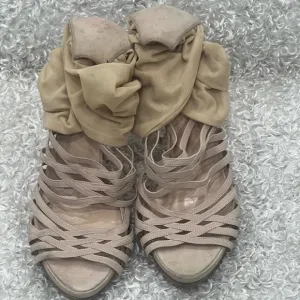 Fendi Women’s Suede Heels Sandals