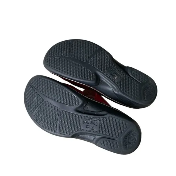FINN COMFORT Germany Agueda Velcro Orthopaedic Sandals Nubuck Red 38