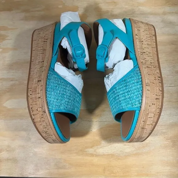Fitflop Eloise Cork Wrap Wedge Sandals Women’s Size 11