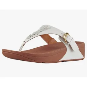 FitFlop Women's The Skinny Toe-Thong Sandals-Crystal White size 7