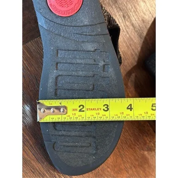 FitFlop Electra glitter wedge comfort sandals