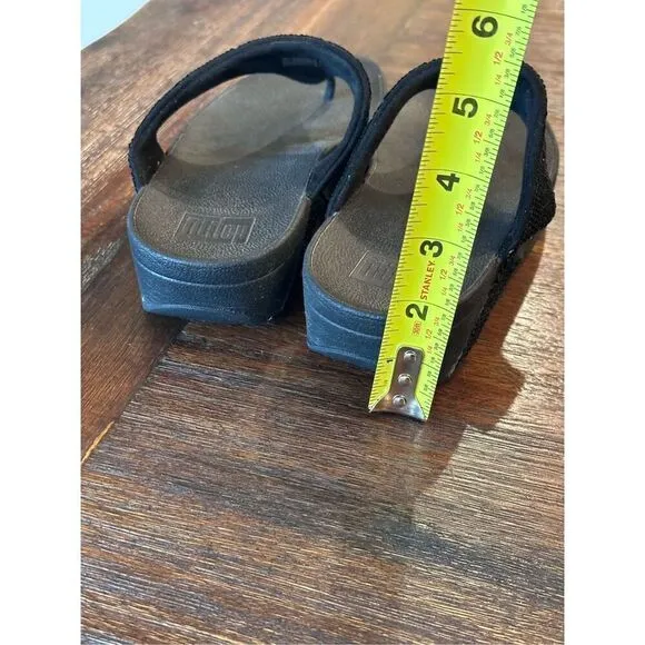 FitFlop Electra glitter wedge comfort sandals