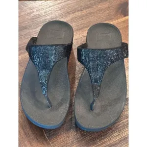 FitFlop Electra glitter wedge comfort sandals