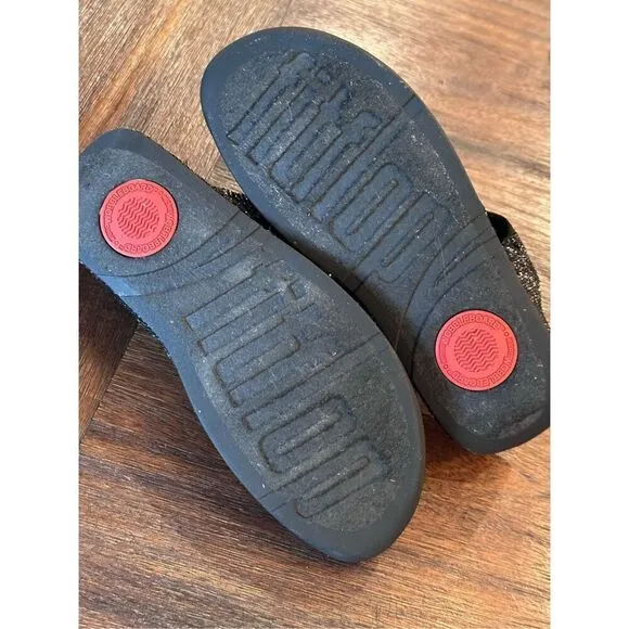 FitFlop Electra glitter wedge comfort sandals