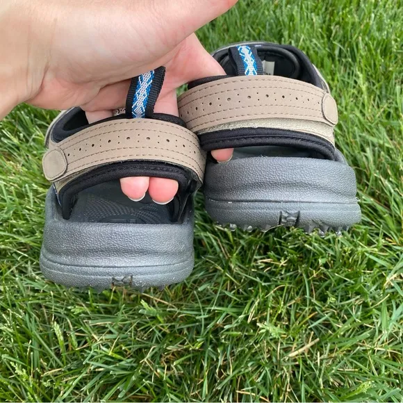 FootJoy Mens Golf Sandals Taupe-Adjustable Velcro Straps 11M