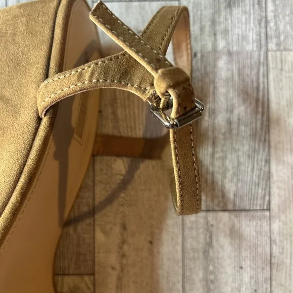 Forever 21 Sandals women's brown suede Chunky Platform strappy boho Y2k  sz 10