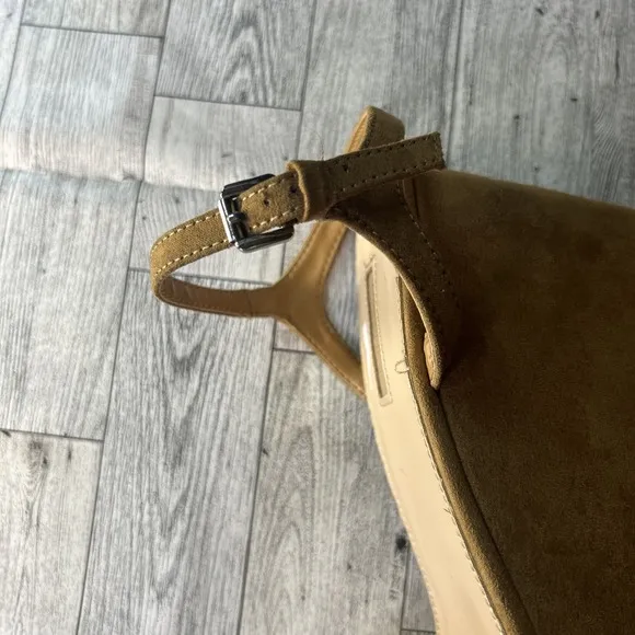 Forever 21 Sandals women's brown suede Chunky Platform strappy boho Y2k  sz 10