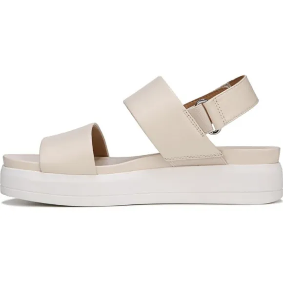 FRANCO SARTO Leather Flarform Sandals