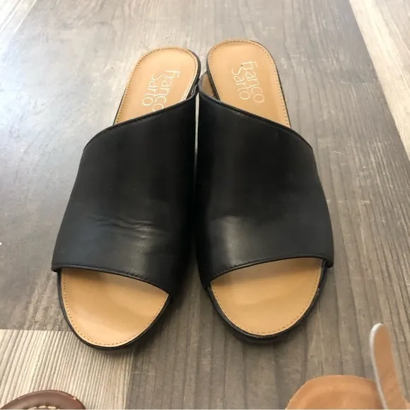 Franco Sarto Wedges and Crystal Sandals Bundle 6.5