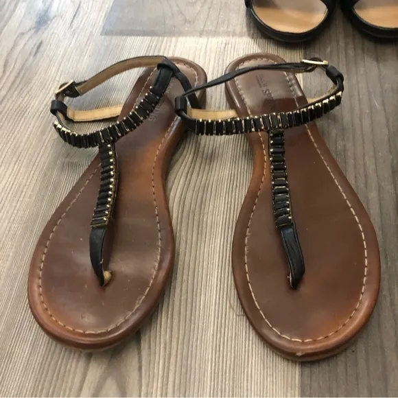 Franco Sarto Wedges and Crystal Sandals Bundle 6.5