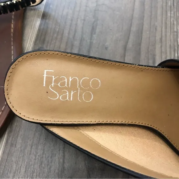 Franco Sarto Wedges and Crystal Sandals Bundle 6.5