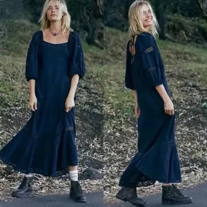 Free people All The Attitude Maxi size small black