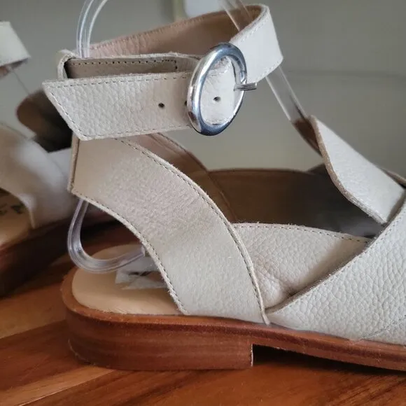 Free People Catherine Loafer  Sandals Tan/ Beige  EU 38/ US 7.5- 8