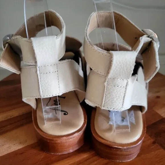 Free People Catherine Loafer  Sandals Tan/ Beige  EU 38/ US 7.5- 8