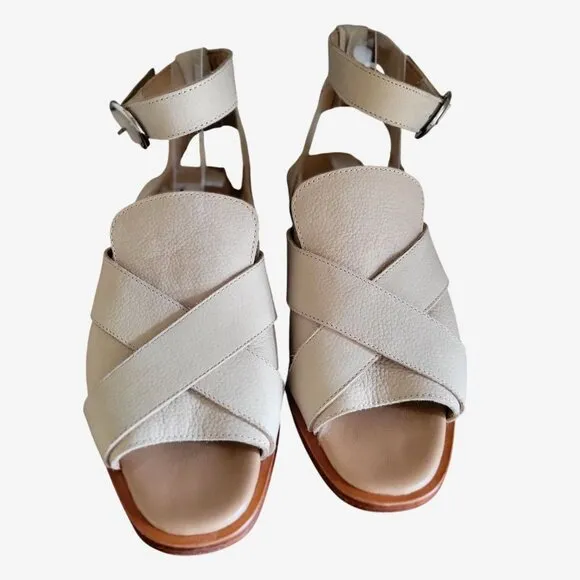 Free People Catherine Loafer  Sandals Tan/ Beige  EU 38/ US 7.5- 8