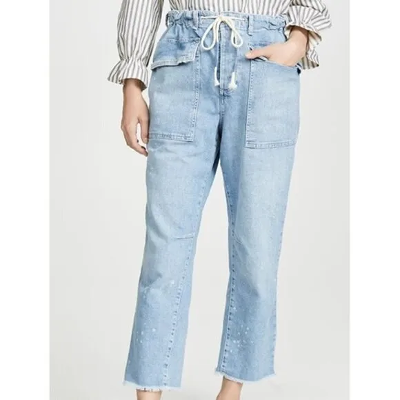Free People City Slouch tapered jeans