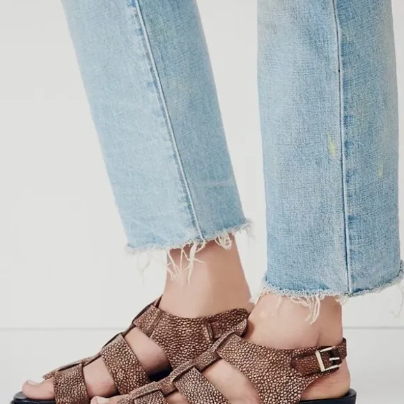FREE PEOPLE CORVETTE PLATFORM SANDALS