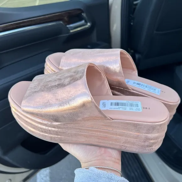 🌴Free People Harbor Platform Sandals