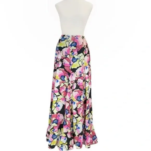 Free People Hot Tropics Maxi Skirt in Multicolor Floral Print 2