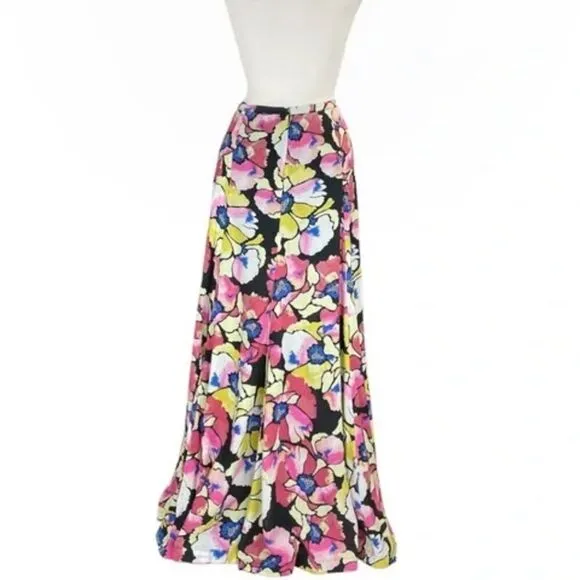 Free People Hot Tropics Maxi Skirt in Multicolor Floral Print 2