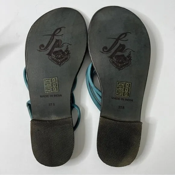 Free People Kayla soft strappy sandals Sz 37.5