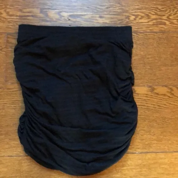 Free People Knot Front Asymmetrical Ruched Skirt