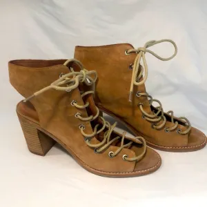 Free People n Jeffrey Campbell Collab Leather Heeled Sandals Size 8