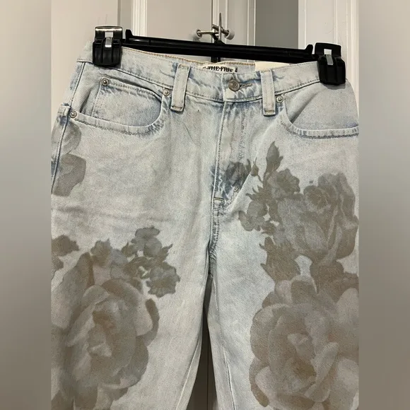 Free People We The Free Tinsley Baggy High Rise Jeans NWOT