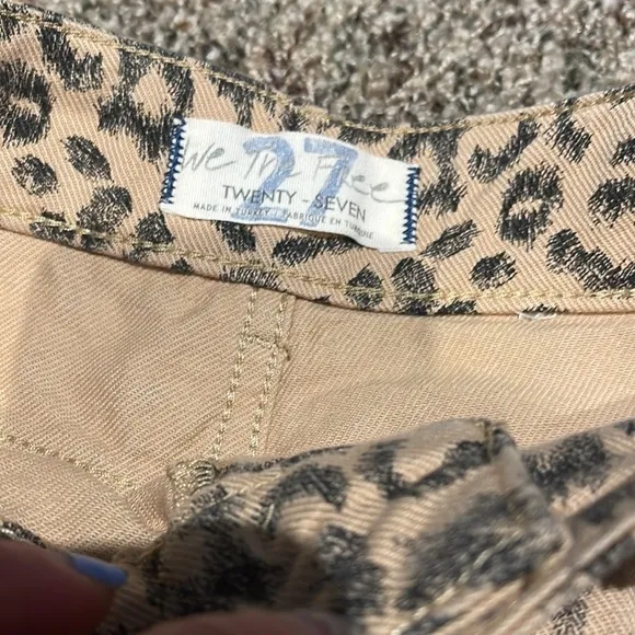 Free People Women's Printed Dogtown Cutoff Shorts