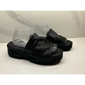Free People Women’s Size 41 Black Leather Platform Sandals