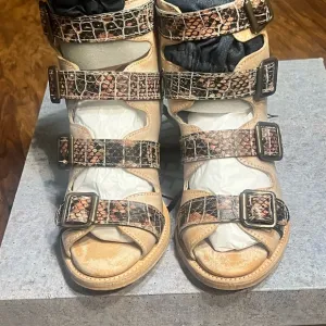 Freebird by Steven Brown and Pink Gladiator Sandals